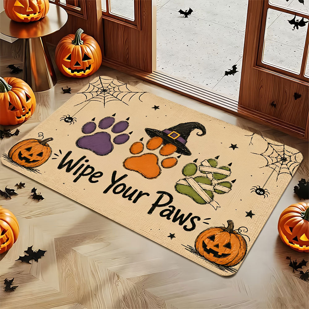 Halloween & Fall Festive Entrance Doormat Non-Slip Washable Indoor Floor Mat| COZORVEL