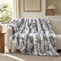 Cozy Faux Fur Throw Blanket for Couch, Fuzzy Soft Plush Blanket| COZORVEL