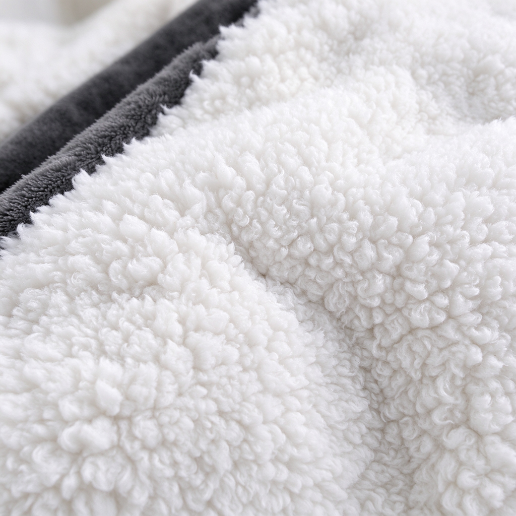 Double-Sided Sherpa Fleece Throw Blanket, Reversible Warm Flannel Sherpa Blanket | COZORVEL