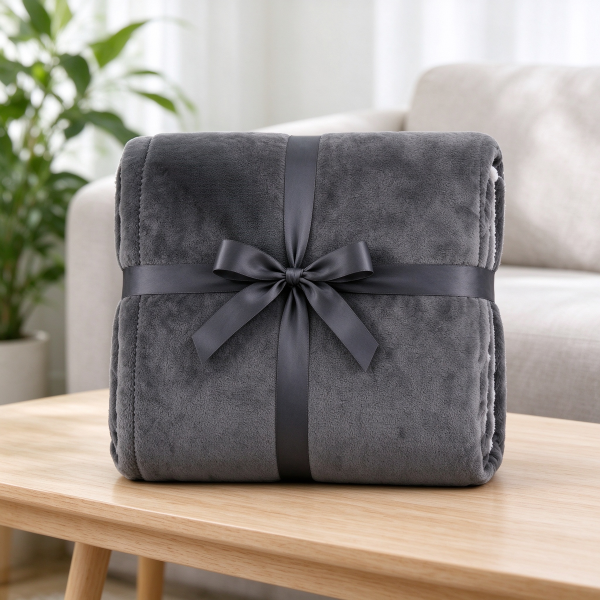 Double-Sided Sherpa Fleece Throw Blanket, Reversible Warm Flannel Sherpa Blanket | COZORVEL