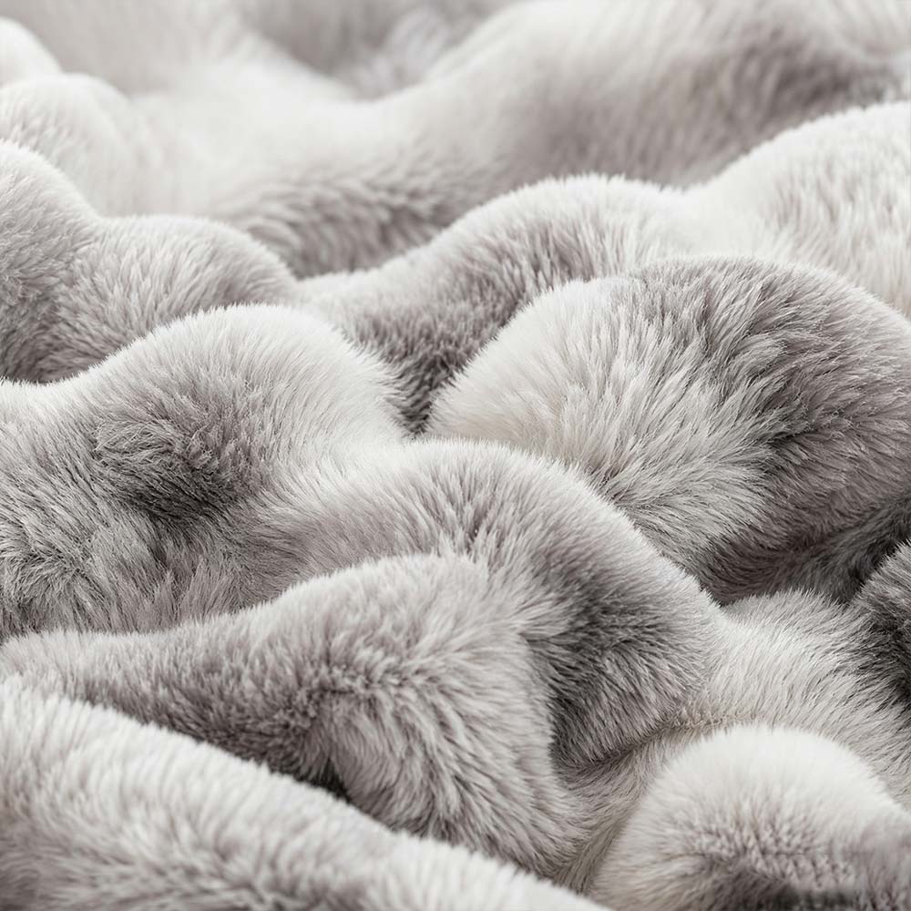 Cozy Faux Fur Throw Blanket for Couch, Fuzzy Soft Plush Blanket| COZORVEL