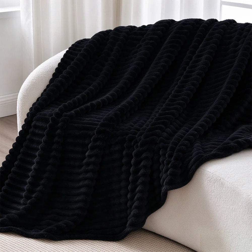 Cozy Plush Fleece Blanket Ultra-Soft Lightweight Room Decor | COZORVEL